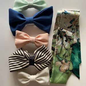 American apparel hair bows and hair scarf
